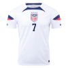 Men's Replica HEATH #7 USA Home Soccer Jersey Shirt 2022 Nike - World Cup 2022
