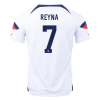 Men's Replica REYNA #7 USA Home Soccer Jersey Shirt 2022 Nike - World Cup 2022