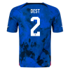 Men's Authentic DEST #2 USA Away Soccer Jersey Shirt 2022 Nike World Cup 2022