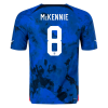 Men's Authentic McKENNIE #8 USA Away Soccer Jersey Shirt 2022 Nike World Cup 2022