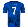 Men's Authentic REYNA #7 USA Away Soccer Jersey Shirt 2022 Nike World Cup 2022