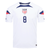 Men's Authentic McKENNIE #8 USA Home Soccer Jersey Shirt 2022 Nike World Cup 2022