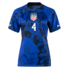 Women's Replica SAUERBRUNN #4 USA Away Soccer Jersey Shirt 2022 Nike