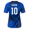 Women's Replica HORAN #10 USA Away Soccer Jersey Shirt 2022 Nike