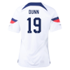 Women's Replica DUNN #19 USA Home Soccer Jersey Shirt 2022 Nike