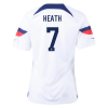 Women's Replica HEATH #7 USA Home Soccer Jersey Shirt 2022 Nike