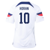 Women's Replica HORAN #10 USA Home Soccer Jersey Shirt 2022 Nike