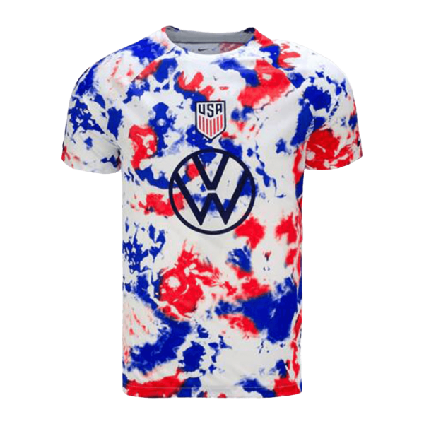 Men's Replica USA Pre-Match Soccer Jersey Shirt 2022 Nike
