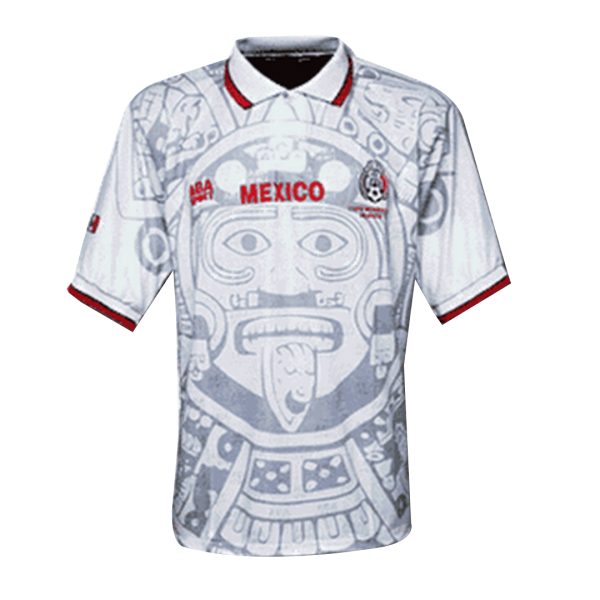 Men's Retro 1998 Mexico Away Soccer Jersey Shirt