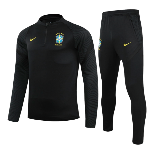 Kids Brazil Zipper
Tracksuit Sweat Shirt Kit(Top+Pants) 2021/22 Nike