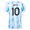 Men's Replica MESSI #10 Argentina Home Soccer Jersey Shirt 2021 Adidas