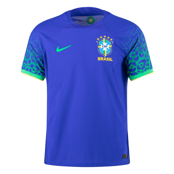 Men's Authentic Brazil Away Soccer Jersey Shirt 2022 Nike - World Cup 2022