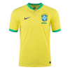 Men's Authentic Brazil Home Soccer Jersey Shirt 2022 Nike - World Cup 2022