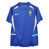Men's Retro 2002 Brazil Away Soccer Jersey Shirt