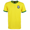 Men's Retro 1970 Brazil Home Soccer Jersey Shirt