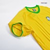 Men's Retro 1970 Brazil Home Soccer Jersey Shirt