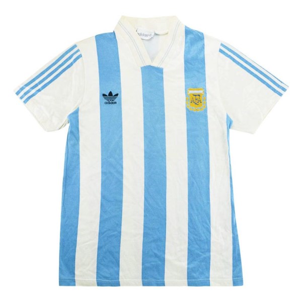 Men's Retro 1993 Argentina Home Soccer Jersey Shirt
