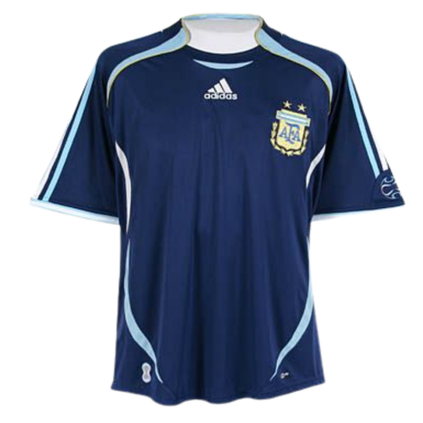 Men's Retro 2006 Argentina Away Soccer Jersey Shirt