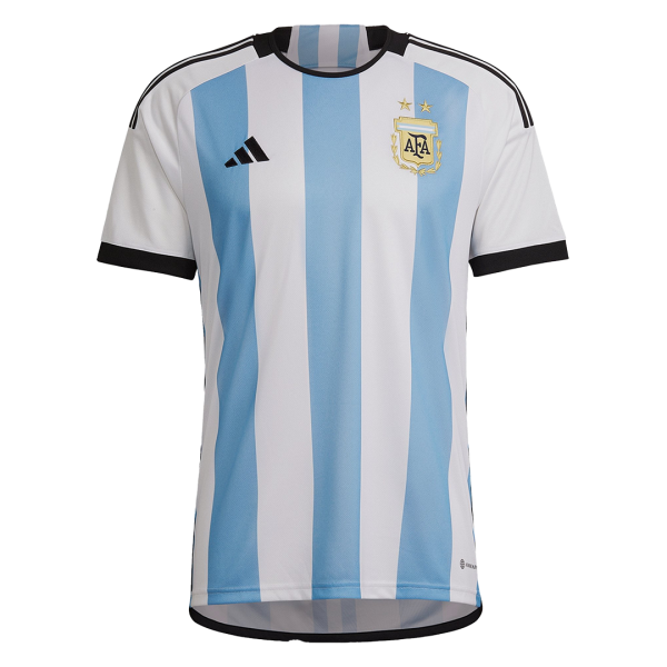 Men's Replica Argentina Home Soccer Jersey Shirt 2022 Adidas - World Cup 2022