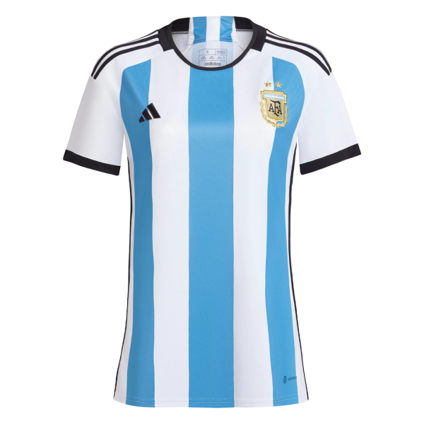 Women's Replica Argentina Home Soccer Jersey Shirt 2022 Adidas - World Cup 2022