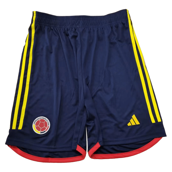 Men's Colombia Home Soccer Shorts 2022 Adidas