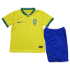 Kids Brazil Home Soccer Jersey Kit (Jersey+Shorts) 2022 Nike - World Cup 2022