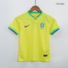 Kids Brazil Home Soccer Jersey Kit (Jersey+Shorts) 2022 Nike - World Cup 2022