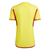 Men's Authentic Colombia Home Soccer Jersey Shirt 2022 Adidas