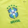 Men's Replica Brazil Home Long Sleeves Soccer Jersey Shirt 2022 Nike - World Cup 2022