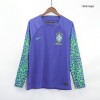 Men's Replica Brazil Away Long Sleeves Soccer Jersey Shirt 2022 Nike - World Cup 2022