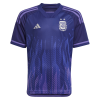 Men's Replica Argentina Away Soccer Jersey Kit (Jersey+Shorts) 2022 Adidas - World Cup 2022