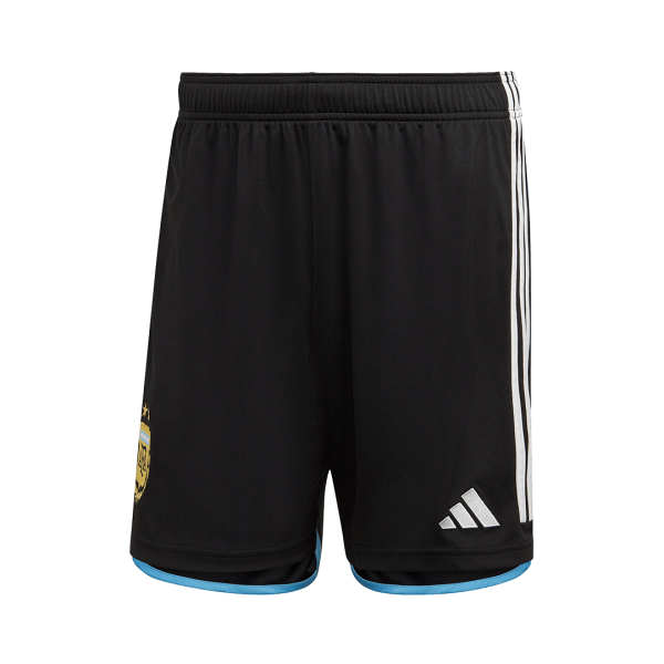 Men's World Cup Argentina Home Soccer Shorts 2022 Adidas - World Cup 2022