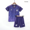 Kids Argentina Away Soccer Jersey Kit (Jersey+Shorts) 2022 Adidas - World Cup 2022