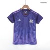 Kids Argentina Away Soccer Jersey Kit (Jersey+Shorts) 2022 Adidas - World Cup 2022