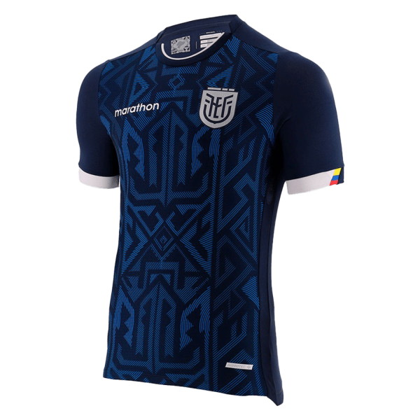 Men's Replica Ecuador Away Soccer Jersey Shirt 2022 Macron - World Cup 2022 | Ecuador