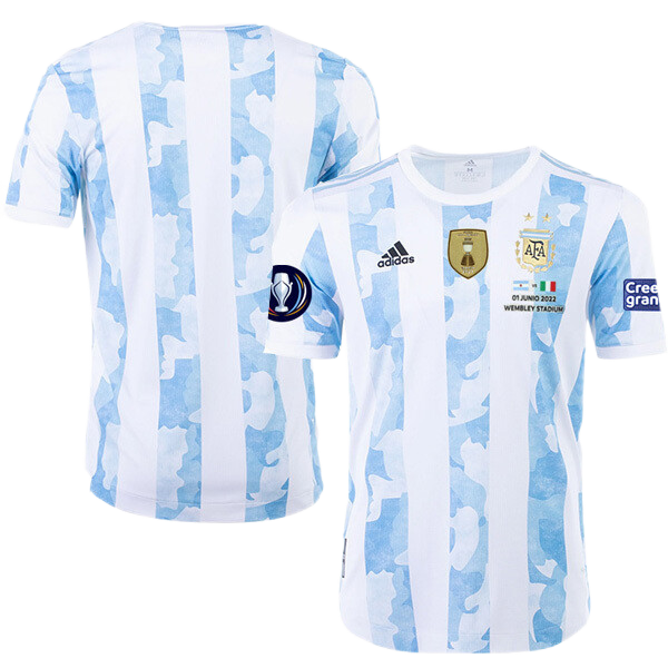 Men's Replica Argentina Finalissima Home Soccer Jersey Shirt 2021 Adidas