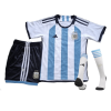 Kids Argentina Home Soccer Jersey Whole Kit (Jersey+Shorts+Socks) 2022 Adidas