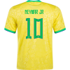 Men's Replica NEYMAR JR #10 Brazil Home Soccer Jersey Shirt 2022 Nike - World Cup 2022