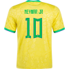 Men's Replica NEYMAR JR #10 Brazil Home Soccer Jersey Shirt 2022 Nike - World Cup 2022