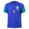 Men's Authentic RICHARLISON #9 Brazil Away Soccer Jersey Shirt 2022 Nike