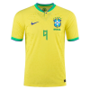 Men's Authentic RICHARLISON #9 Brazil Home Soccer Jersey Shirt 2022 Nike