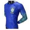 Men's Authentic Brazil Away Soccer Long Sleeves Jersey Shirt 2022 Nike - World Cup 2022