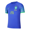 Men's Replica RODRYGO #26 Brazil Away Soccer Jersey Shirt 2022 Nike - World Cup 2022