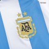 Men's Replica Argentina Home Long Sleeves Soccer Jersey Shirt 2022 Adidas - World Cup 2022