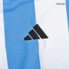 Men's Replica Argentina Home Long Sleeves Soccer Jersey Shirt 2022 Adidas - World Cup 2022