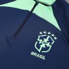 Men's Brazil Zipper Tracksuit Sweat Shirt Kit (Top+Trousers) 2022 Nike