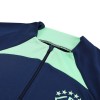 Men's Brazil Zipper Tracksuit Sweat Shirt Kit (Top+Trousers) 2022 Nike