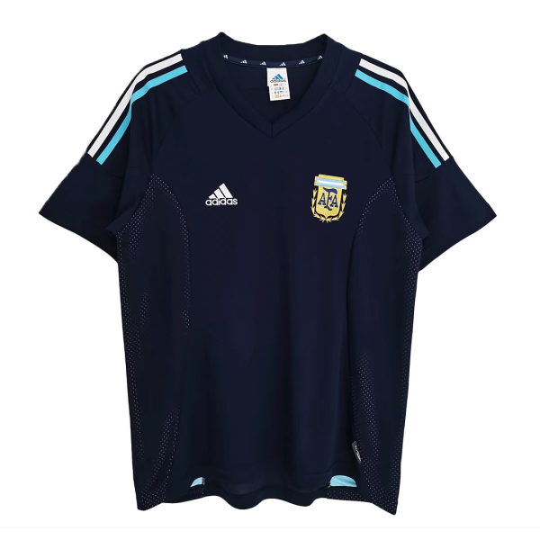 Men's Retro 2002 Argentina Away Soccer Jersey Shirt Adidas