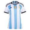 Women's Replica Argentina Three Stars Champion Edition Home Soccer Jersey Shirt 2022 Adidas - World Cup 2022