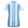 Women's Replica Argentina Three Stars Champion Edition Home Soccer Jersey Shirt 2022 Adidas - World Cup 2022